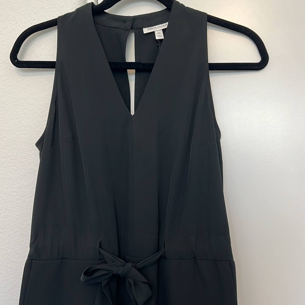 Prologue Black Cropped Wide-leg Jumpsuit - Picture 2 of 11